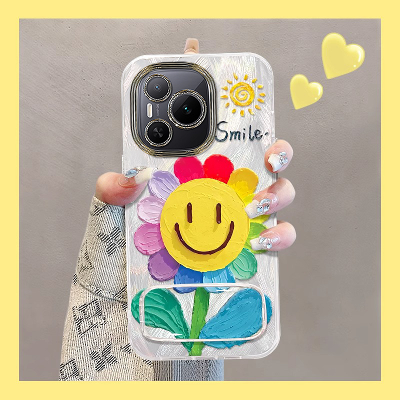 适用荣耀P系列太阳花支架手机壳