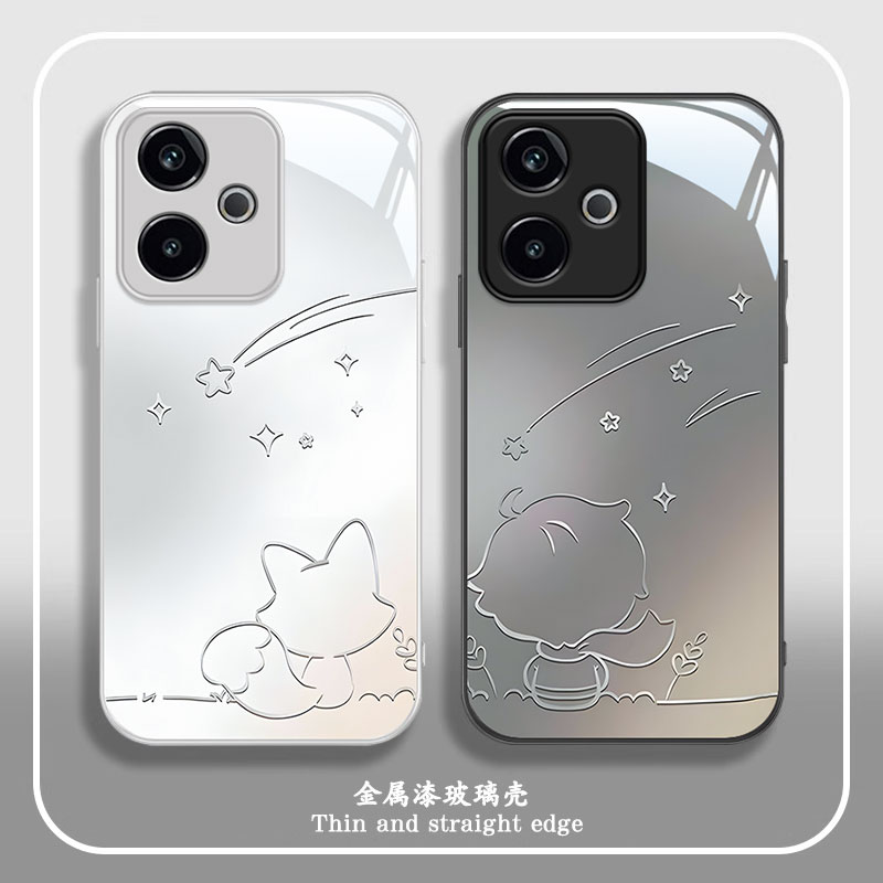 真我GT系列简约狐狸小王子手机壳