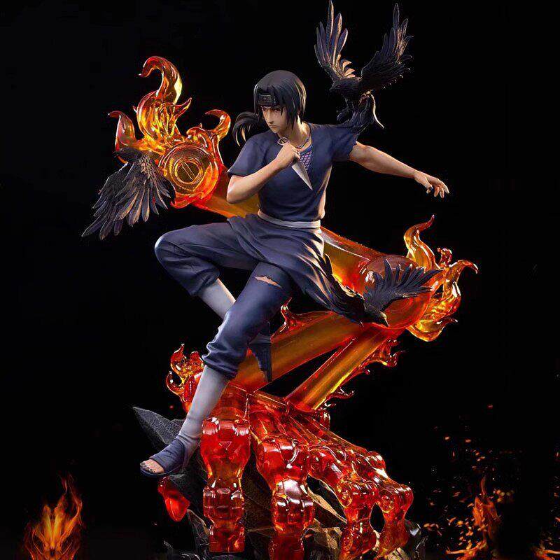 火影忍者幕后宇智波鼬佐助须佐能乎动漫手办雕像模型摆件男生礼物