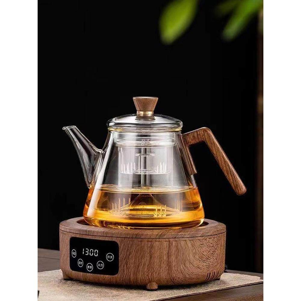 中式煮茶壶玻璃家用大容量烧水壶泡茶壶电陶炉花茶壶煮茶器煮茶炉,餐饮具,茶壶,淘宝优惠券,粉丝福利购,淘宝优惠卷