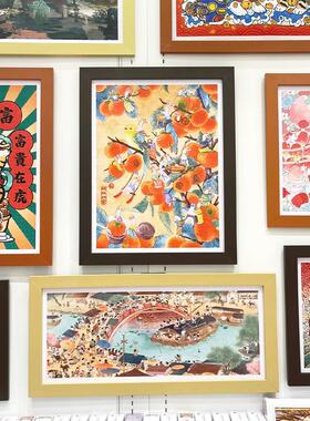 3djp拼图框北欧实木相框2000片装裱拼图框架300片600片专用可定制