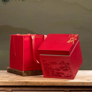 福鼎白茶散茶桶包装盒空礼盒白牡丹寿眉贡眉老白茶茶叶盒包装盒子