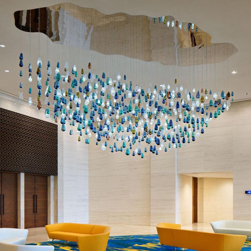 豪华大气客厅灯吊坠灯饰商场宾馆大堂灯别墅吸顶灯酒店工程灯