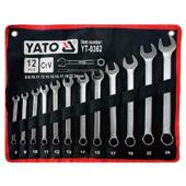 YATO开口扳手套装 呆扳手梅花开口两用扳手10号13搬手17钣手22板子