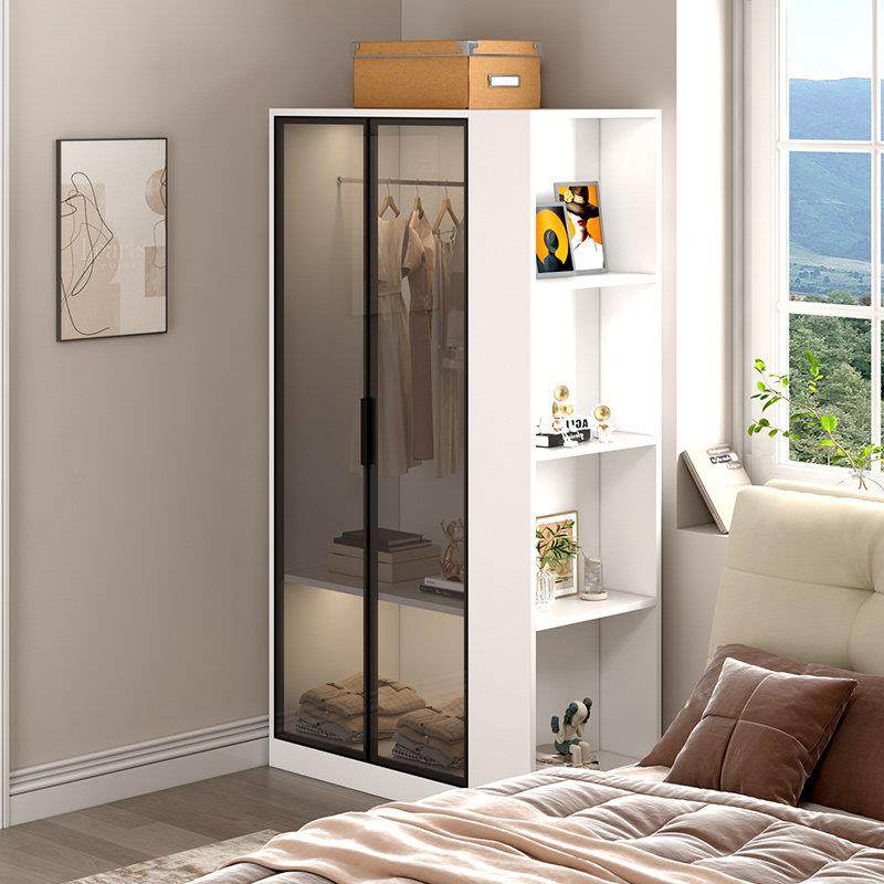 床边小衣柜床头柜一体家用卧室靠墙夹缝挂省空间儿童单人衣整体橱,住宅家具,独立衣柜,淘宝优惠券,粉丝福利购,淘宝优惠卷