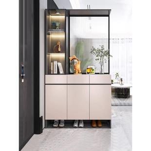 入口鞋柜屏风综合装饰柜现代简约门入口入口柜隔断柜客厅可达豪华