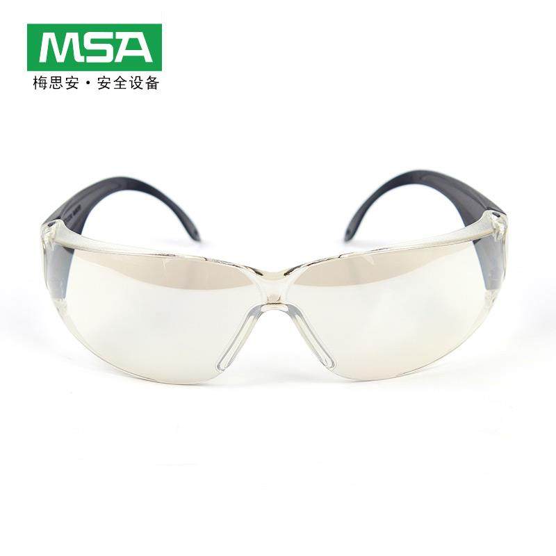 MSA/梅思安眼镜防冲击防飞溅防刮擦9913249骑行劳保防护眼镜