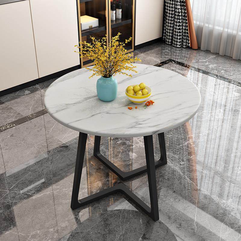 大理石桌椅 现代岩板餐桌接待简约咖啡店桌子阳台休息店铺小圆桌,商业/办公家具,会议桌,淘宝优惠券,粉丝福利购,淘宝优惠卷