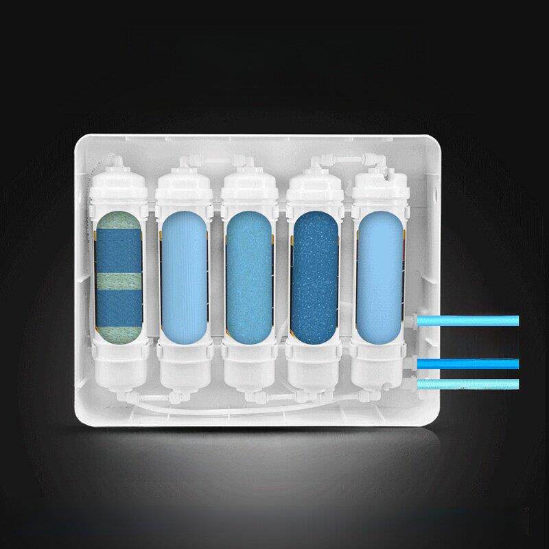 惠安特净水器家用直饮厨房自来水净化器不插电五级超滤阻垢过滤器