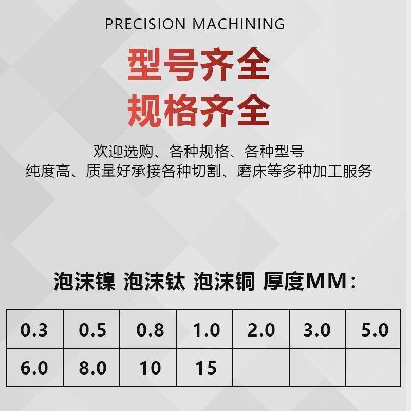 高品质泡沫镍 泡沫铁 泡沫钛 泡沫铜 镍铁锌 泡沫泡沫 可定制新品,五金/工具,其他机械五金,淘宝优惠券,粉丝福利购,淘宝优惠卷