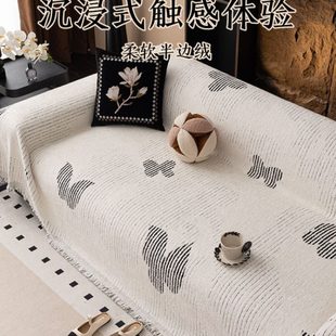 2025秋冬沙发盖布轻奢级感全包防滑防猫抓坐垫盖布 厂促沙发巾新款