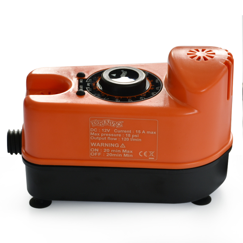 船用电动充气泵皮划艇充气艇橡皮便携式小型车载点烟器高压打气筒