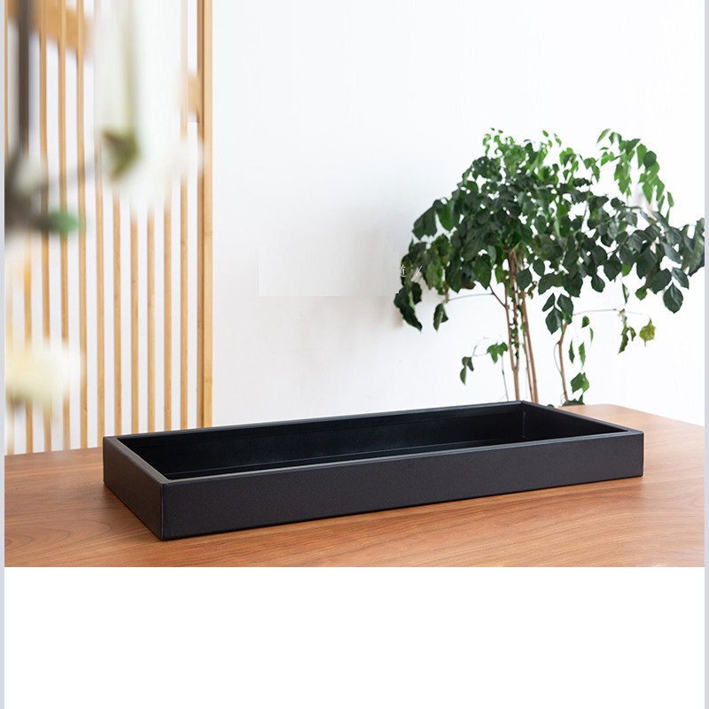 庭院阳台花园多肉花箱铁艺方盘花器花盘小原流写景花池花槽定制