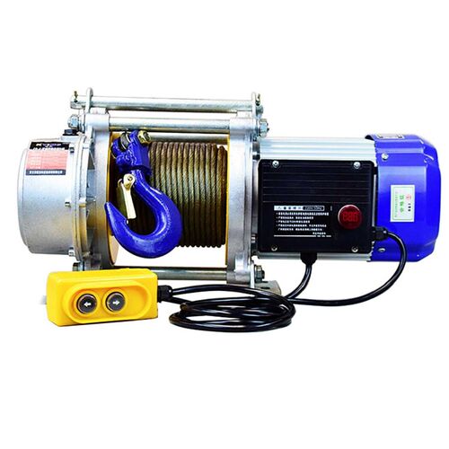 极速促成华 钢丝绳电动提升机 30m 多功能家用小吊机 小型起重升