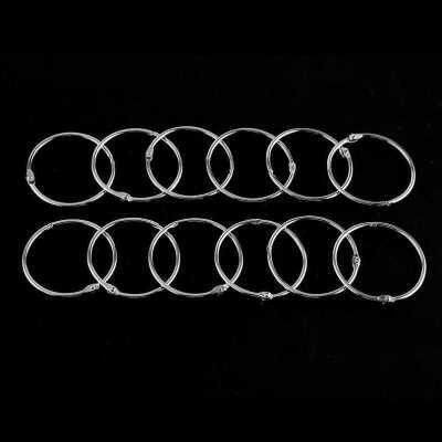 好货12pcsset 50mm Round Shower Curtain Hanger Hooks Anti Rus