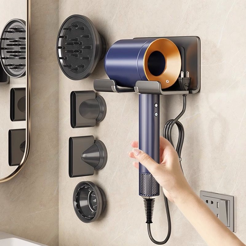 德国吹风机置物架轻奢免打孔壁挂式支架吹风机筒挂墙上收纳挂架子,家庭/个人清洁工具,吹风机置物架,淘宝优惠券,粉丝福利购,淘宝优惠卷