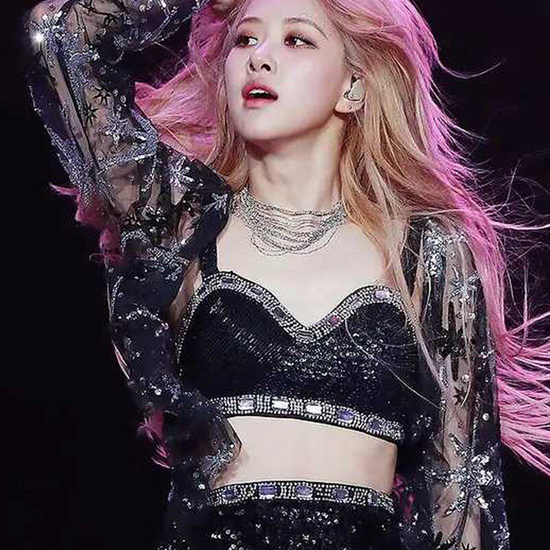 BLACKPINK打歌服ros民族服装/舞台装
