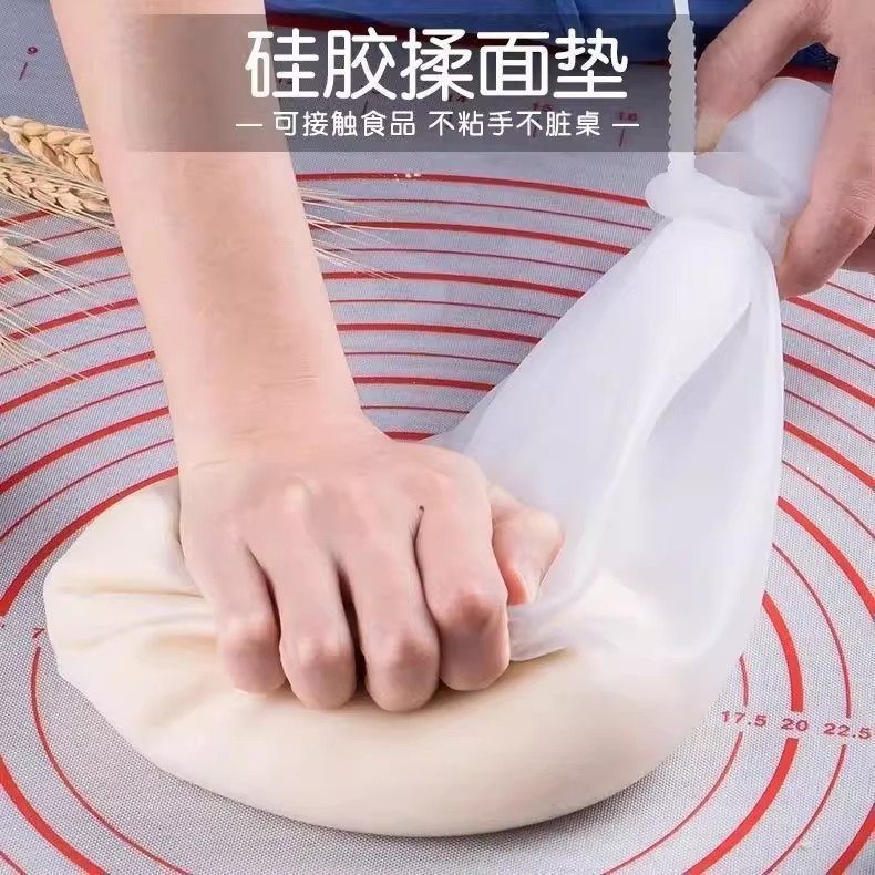 硅胶揉面垫柔软加厚防粘不脏手家用烘焙和面垫不粘手不粘桌和面袋
