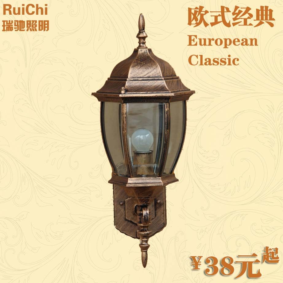 欧式户外壁灯 室外门口防水庭院阳台花园过道仿古围墙Yled墙壁灯