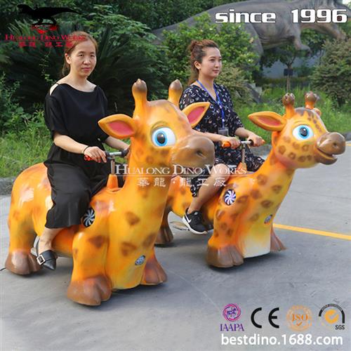 卡通儿童乐园亲子骑乘动物小车商场广场恐龙动物电动小车厂家生产