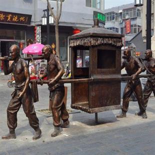 现代抽象人物创意异形黄铜雕铸铜雕塑定制酒店玻璃钢厂家落地摆件