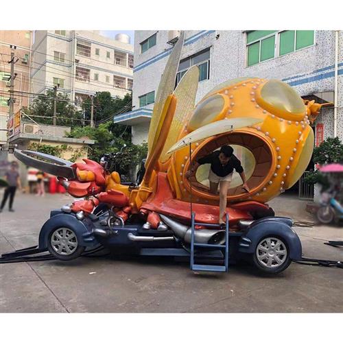 主题公园巡游花车杂耍表演巡游彩车商业活动展览车多功能花车