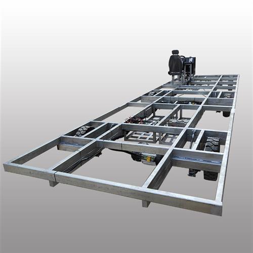 制作电动四轮加长加宽城市花车巡游巡演公园街景餐车底盘