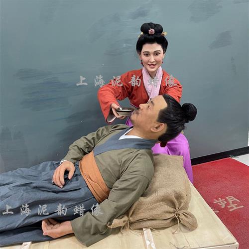 水浒传蜡像场景复原蜡像