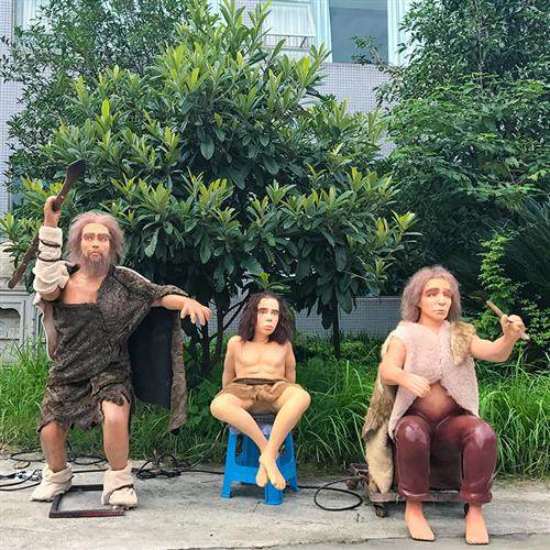 大型仿真新品基模硅胶电动原始人泥人模型部落设计摆件卡通玩具,玩具/童车/益智/积木/模型,仿真/动物玩偶,淘宝优惠券,粉丝福利购,淘宝优惠卷