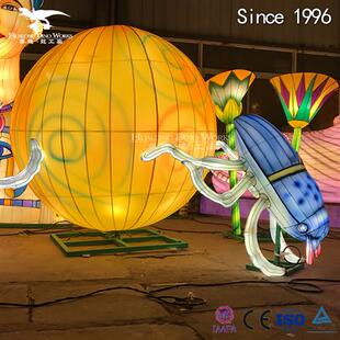 夜游彩灯花灯七星瓢虫LED灯装饰美工颜色处理支持来图制作