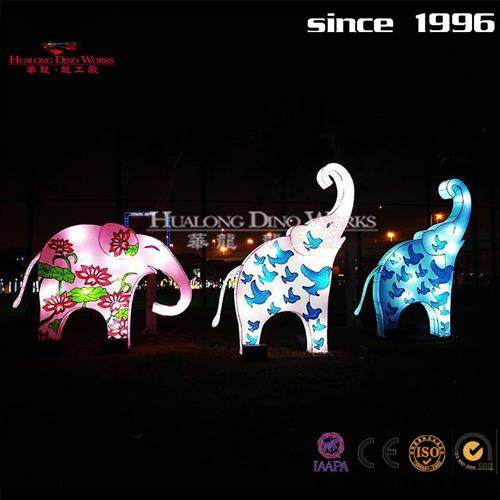 兔年春节新款彩灯花灯宫灯户外美陈摆件自贡亮化彩灯工厂定制