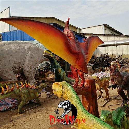 电子恐龙模型仿真翼龙产品机械恐龙翅膀动态悬挂挂件