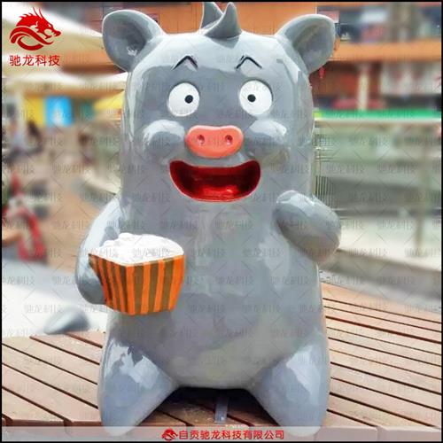 商场美陈雕塑定制玻璃钢模型制作卡通造型树脂大型景观定制