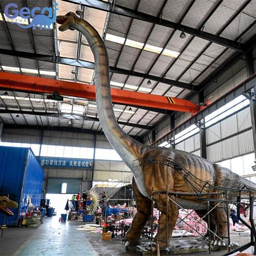 大型仿真恐龙乐园展览电动模型景区主题公园户外景观腕龙制作厂家