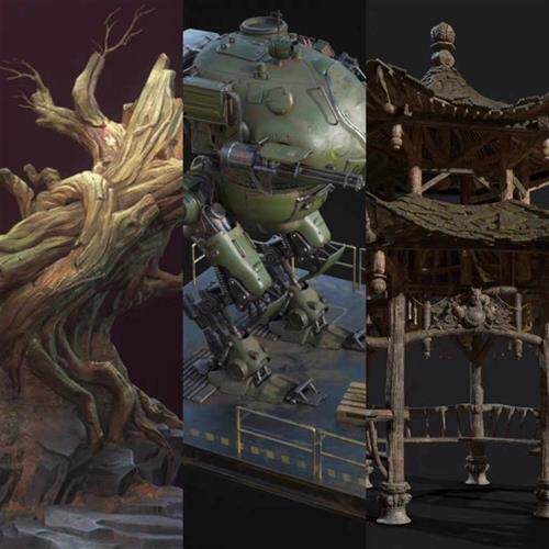 年次世代场景网络班教程模型建模贴图材质全流程制作课程