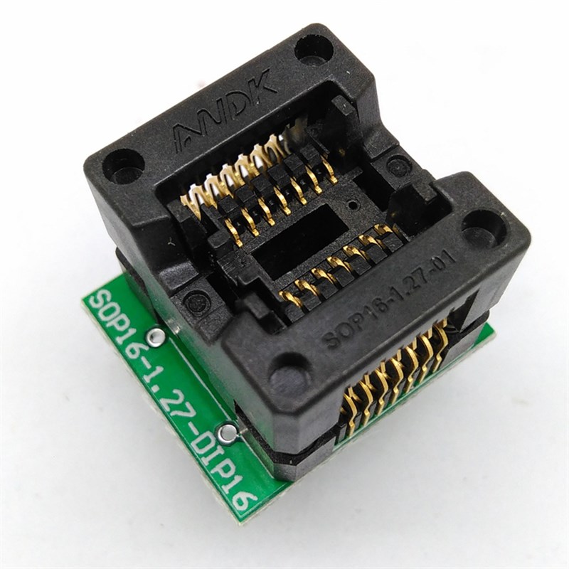 ADK SOP14(16)烧录座 1.27间距ot4(16)-1.27-0品质