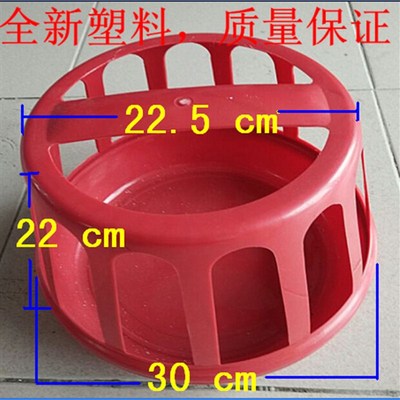 鸡用笼式料桶狗叹气养殖设备养鸡鸭鹅用品鸡用料槽鸡料筒食槽