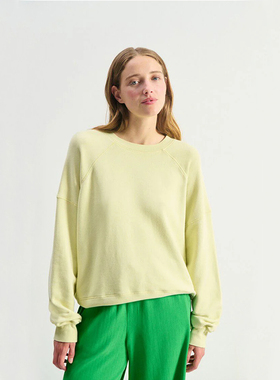 American Vintage 圆领宽松卫衣轻松松弛舒适优雅女士休闲上衣