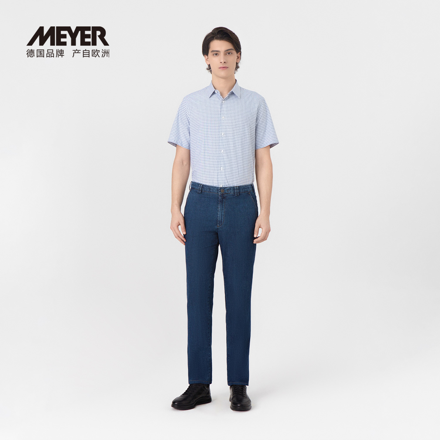 宽松版轻薄牛仔裤99412-BERLIN