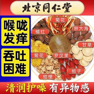 同仁堂罗汉果胖大海金银花枇杷叶决明子茶清养肺润结化痰止润咳喉