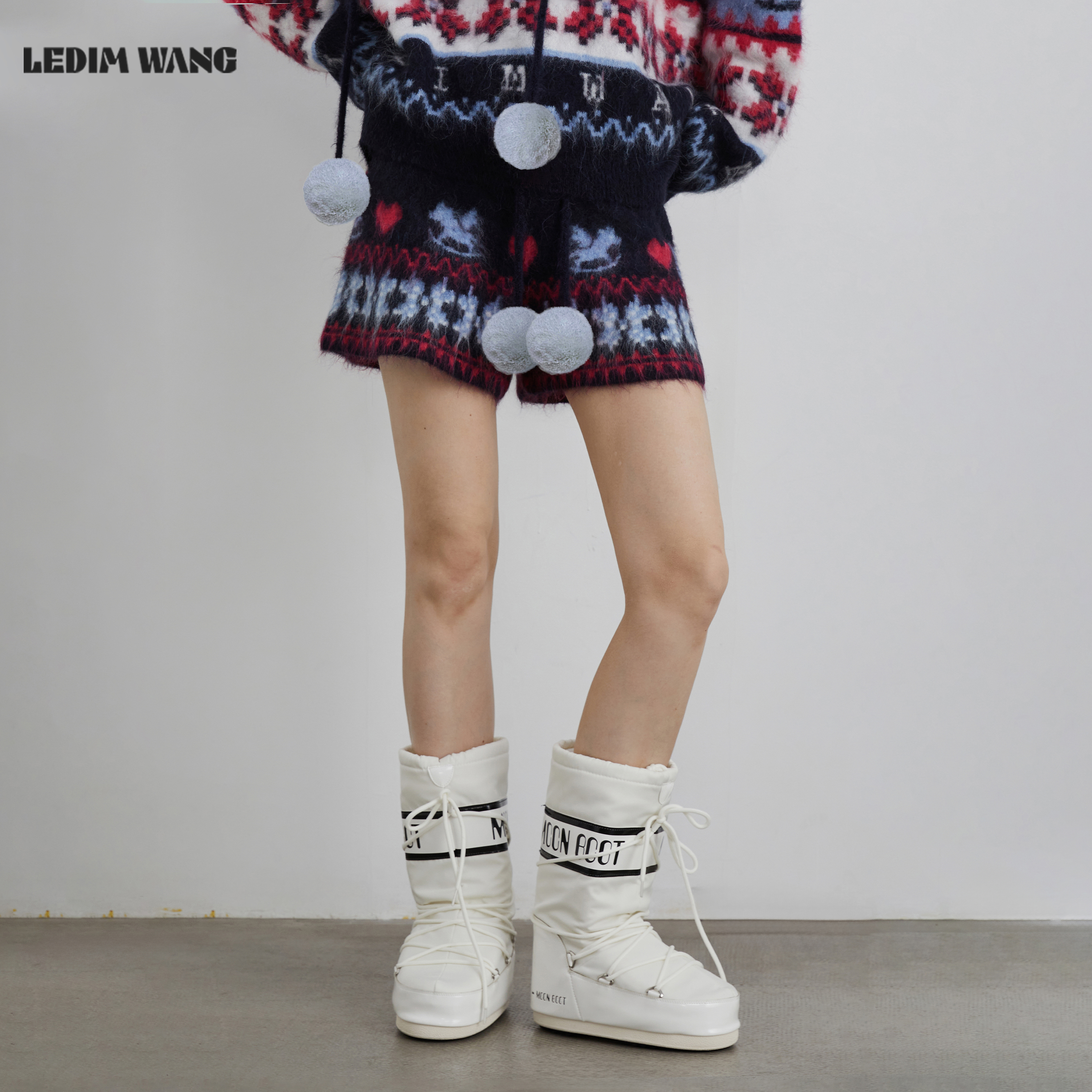 LEDIMWANG雪境小马费尔岛休闲裤