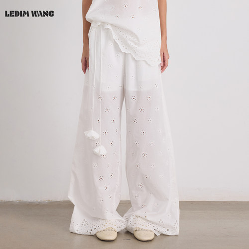 LEDIMWANG夏日纯棉宽松休闲裤