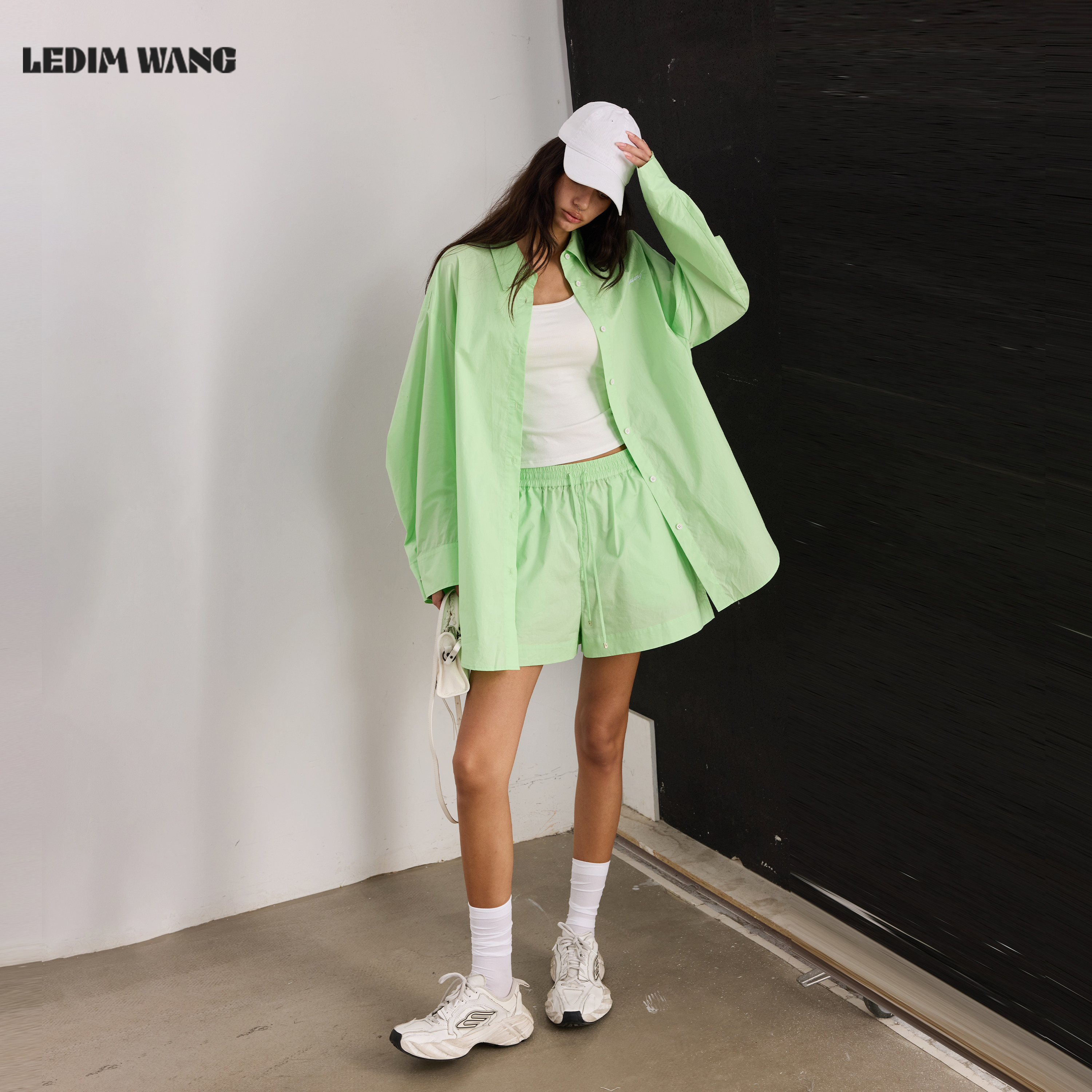 LEDIMWANG夏日轻薄衬衫套装图片