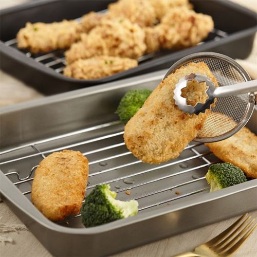 Baking Tray with Removable Cooling Rack Set Baking Pan Sheet