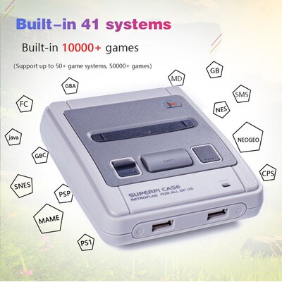 Retroflag Retro TV Video  Console SPERPi CASE-J With Recalbo