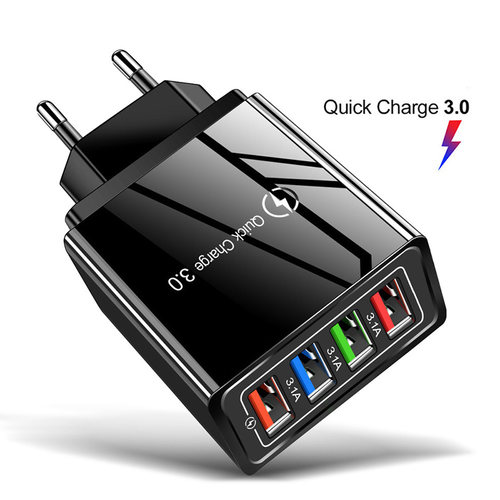 好货EU/US Plug USB Charger Quick Charge 3.0 For Phone Adapte