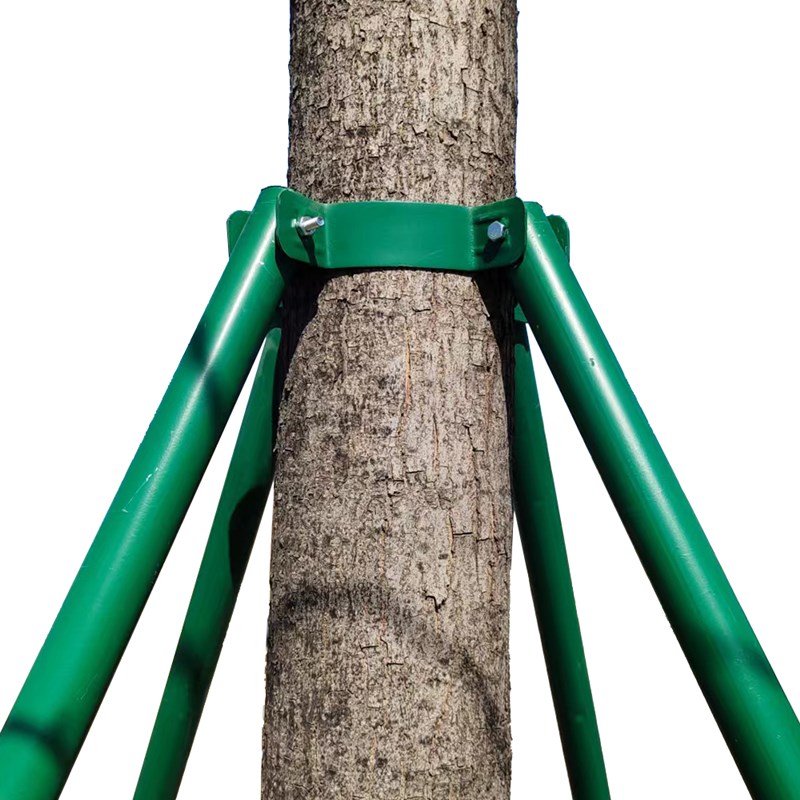 树木支撑架钢管固定器大树支伸缩杆防风抱箍园林金属树支撑支架树