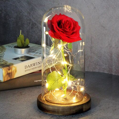 好货Home Decor Artificial Flowers Beauty And The Beast Etern