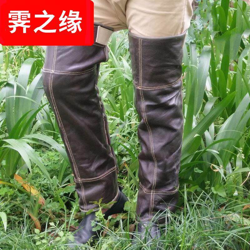 极速户外蛇咬护腿靴鞋护具裤防套穿训脚狗加厚加长套野外67526丛