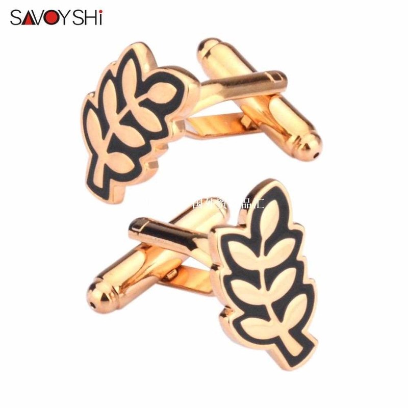 Novelty Plants Cufflinks for Mens Shirt High Qualit